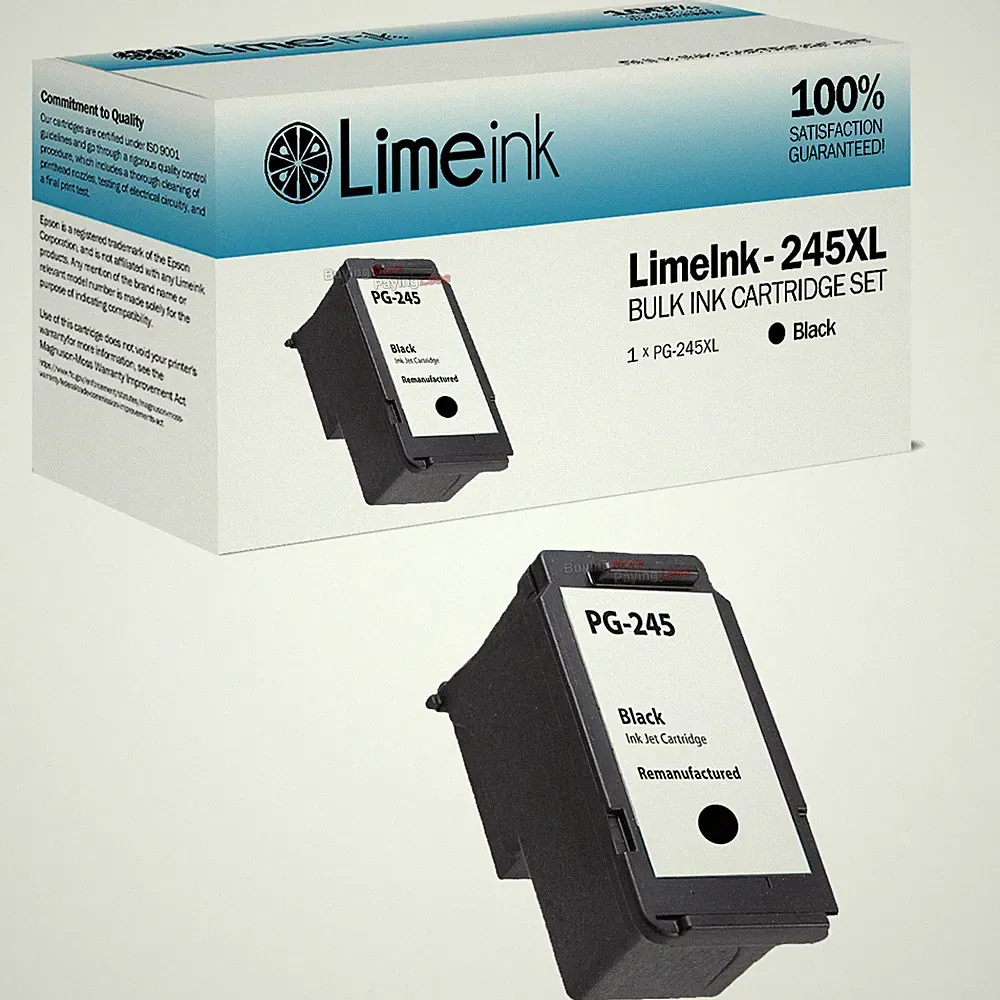 1 PG-245XL Black Ink Cartridges For Canon PIXMA iP2820 MG2420 MG2520 MG2920