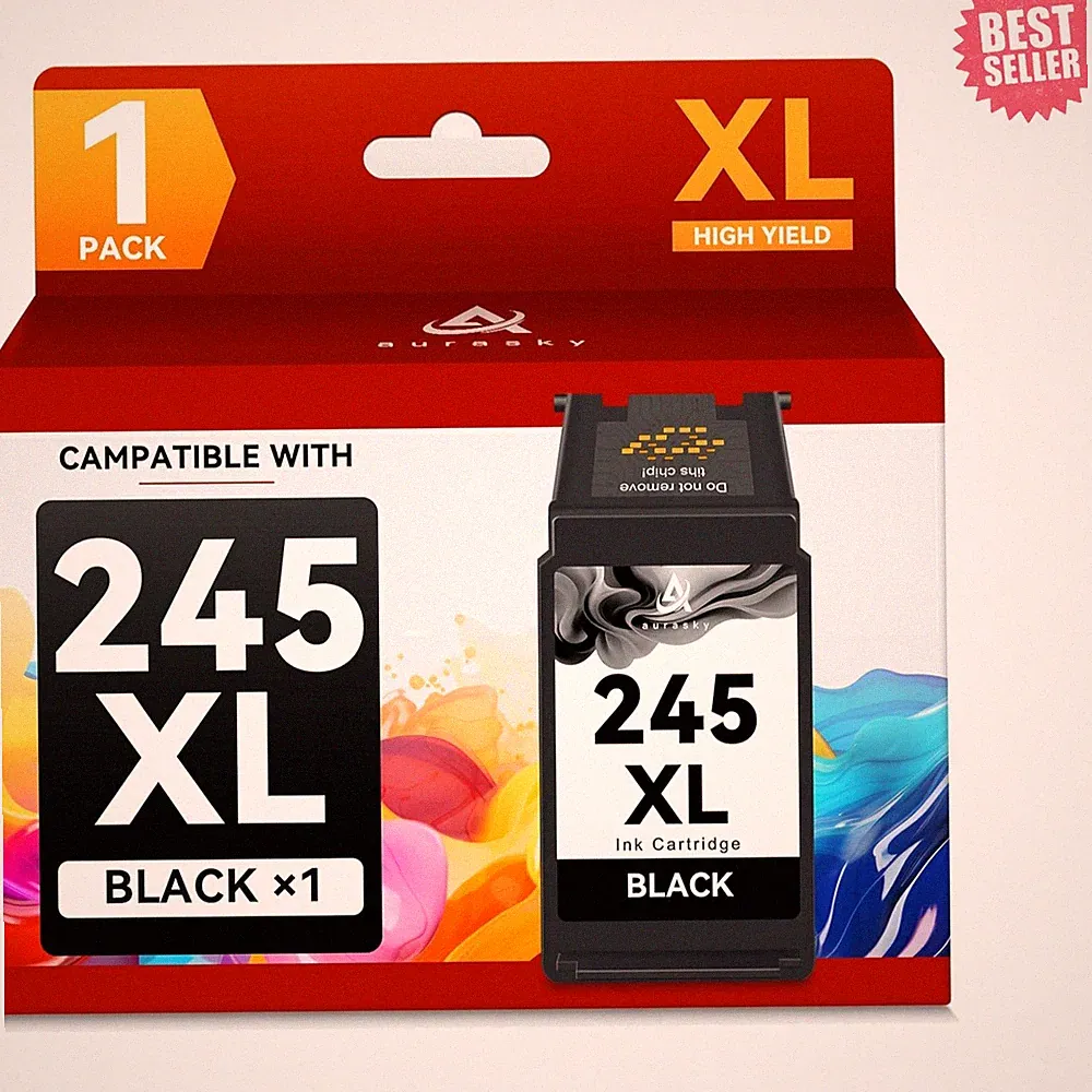 245XL 246XL Compatible Ink Cartridge for Canon 245 and 246 XL PG-245XL CL-246...