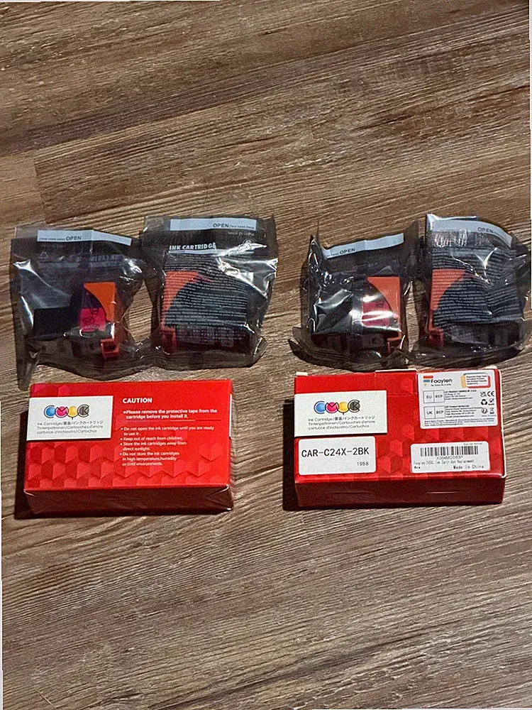245XL PG245XL Black Ink Replacement Cartridges Canon Printers (4-PK) EXP 07/2027