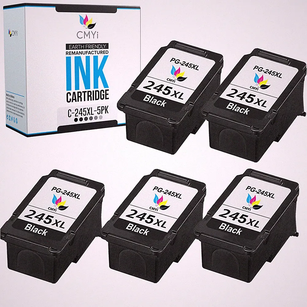 5-PK Compatible Canon PG-245XL Printer Ink for PIXMA TS305 TS3100 TS3120 TS3122
