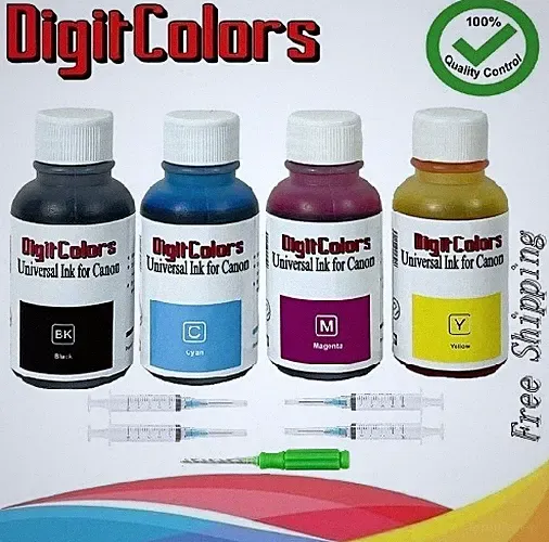 BKCMY Cartridge ink Refill 30ml bottle kit tool for Canon PG-245,243 CL-246 244