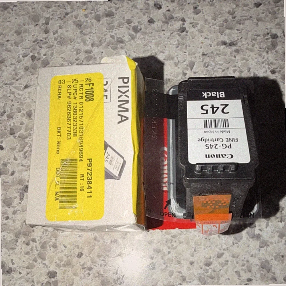 Canon PG-245 Black Genuine Inkjet Ink Cartridge for Canon PIXMA