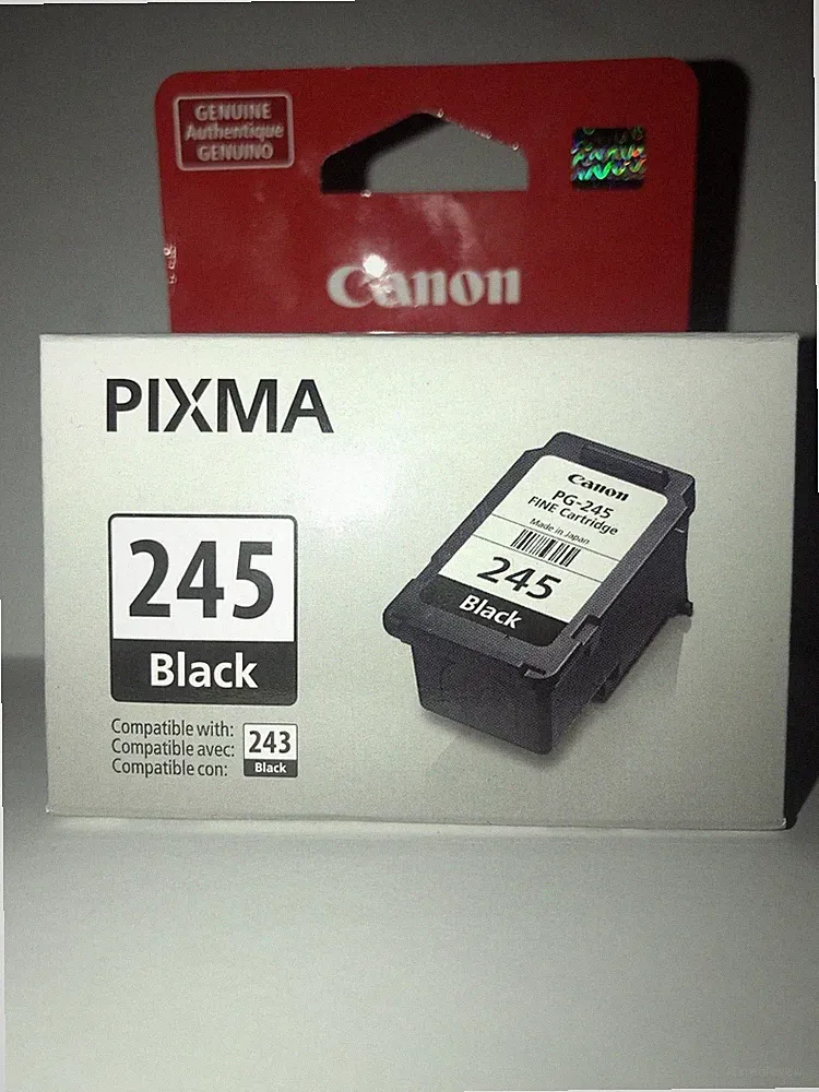 Canon PG 245 Black Ink Cartridge Standard Yield Brand New Sealed Pack