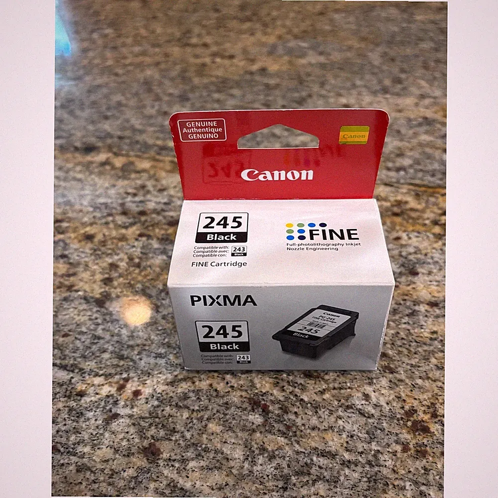 Canon PG-245 Black PIXMA FINE Ink Cartridge Genuine 8279B004 8ml New Box