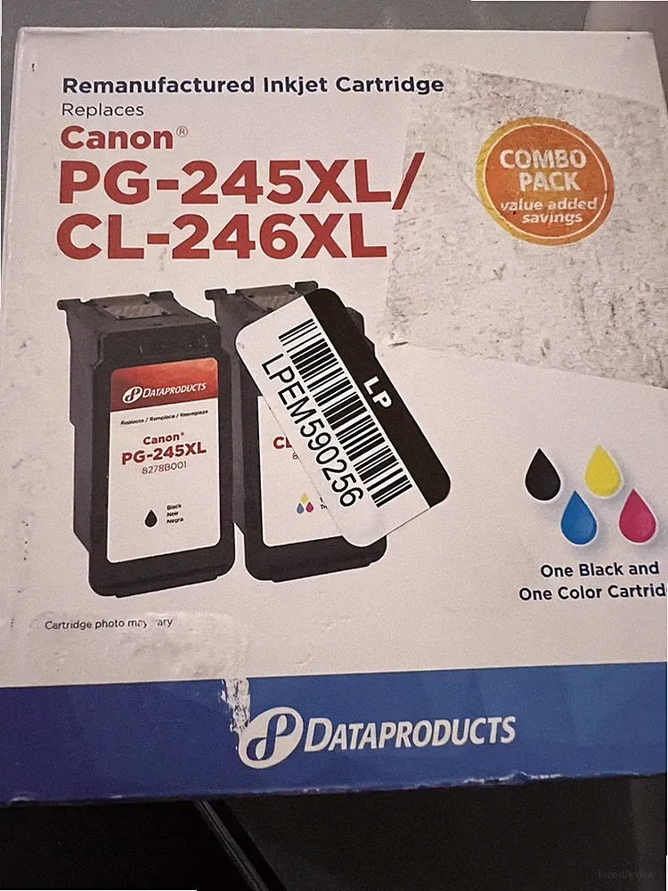 Canon PG-245XL/CL-246XL Black and Tri-Color Ink Cartridge (8278B023)