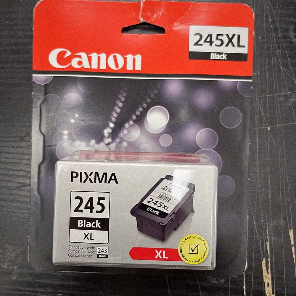 Canon PIXMA PG-245XL Black Ink Cartridge Genuine Authentic Compatible With 243