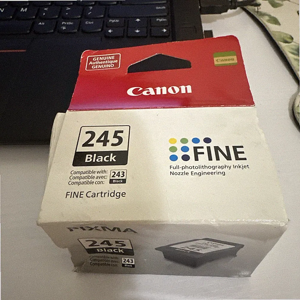 Genuine Canon 245 Black PIXMA Fine Cartridge PG-245 - SEALED