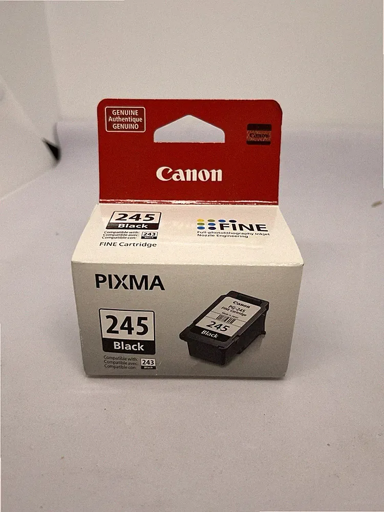 Genuine Canon PG-245 Black Ink Cartridge OEM PIXMA 8279B001 New Factory Sealed