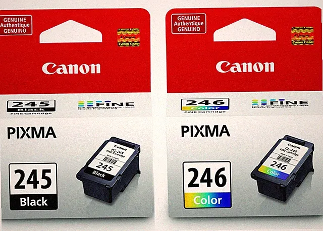 GENUINE Canon PG-245 CL-246 Cartridge for PIXMA MG3020 MG2924 TS3120 iP2820