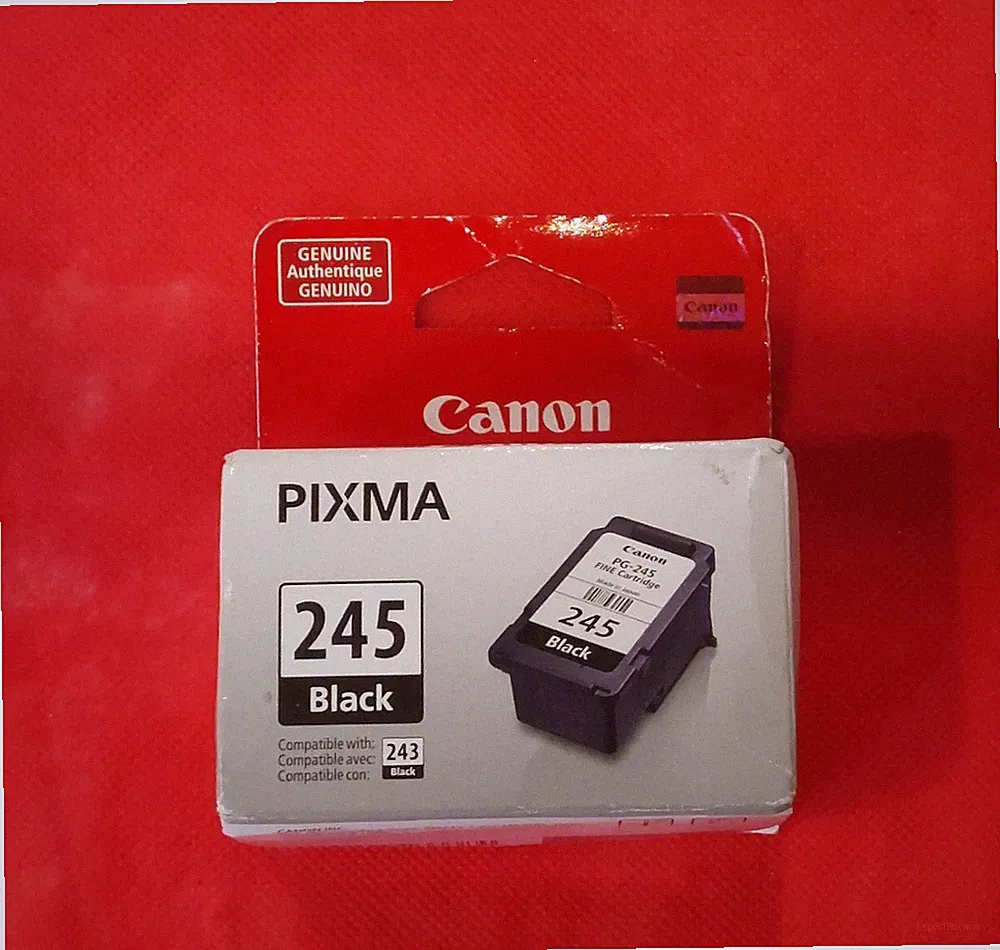 Genuine OEM Canon PG-245 (243 Compatible) Standard Black Ink Cartridge