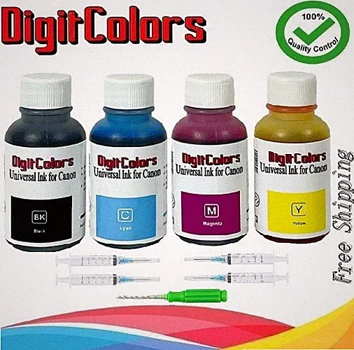 INK Cartridge Refill kit for Canon PG243 & CL244 PG-245 CL-246 XL w/tools 30ml