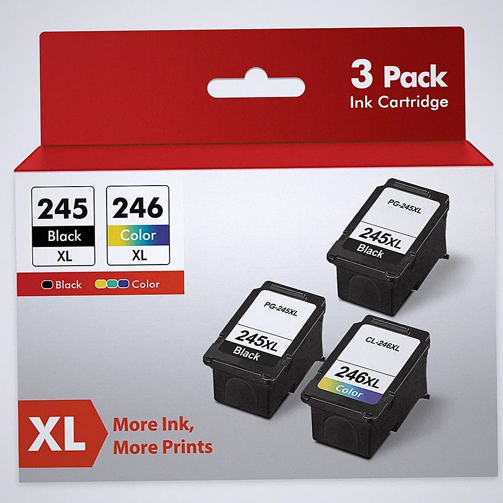 PG-245XL CL-246XL Ink Cartridge for Canon PIXMA MG2522 MG2520 TS3322 MX490 MX492