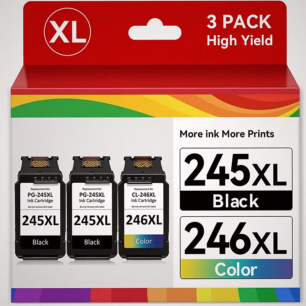 PG 245XL CL 246XL Ink for Canon PIXMA MX490 TS3320 TS3322 TS3300 TS3329 Printer