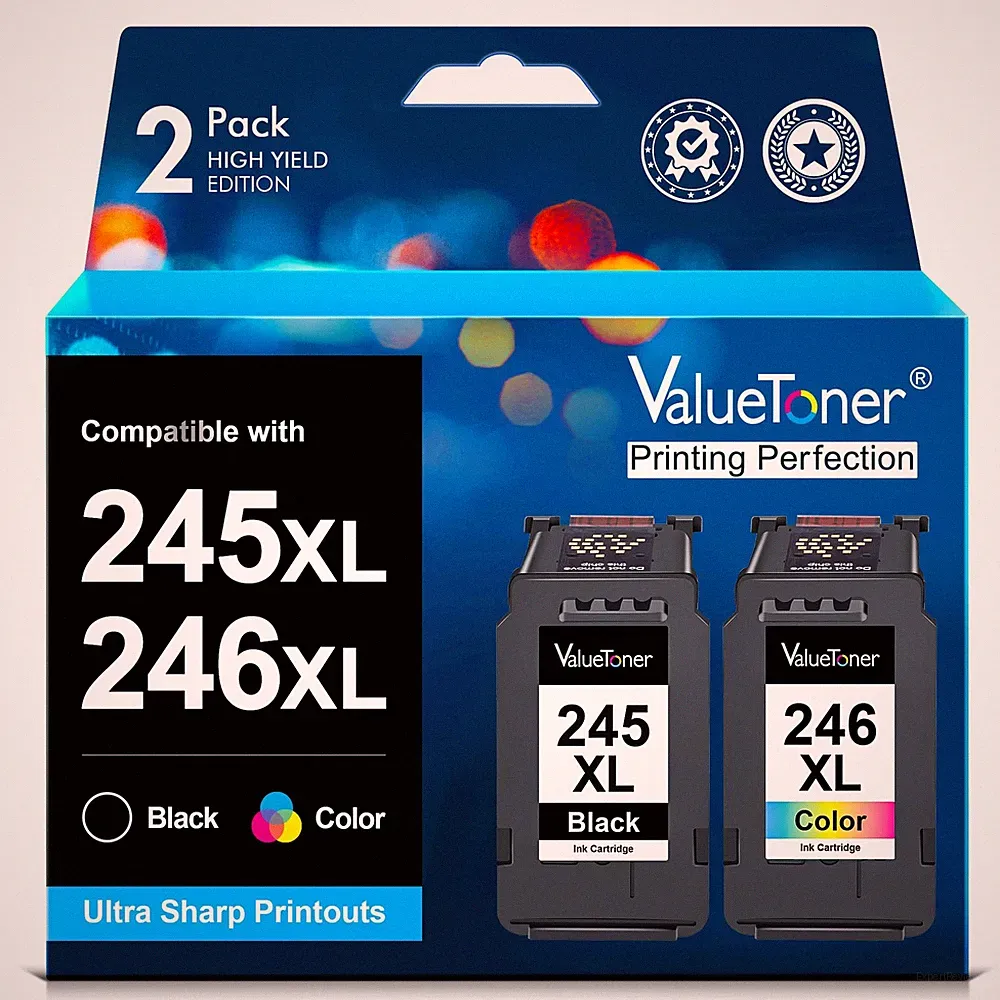 Valuetoner 245XL Ink 4.2 x x 2.5 Inches, ink cartridges 245 and 246